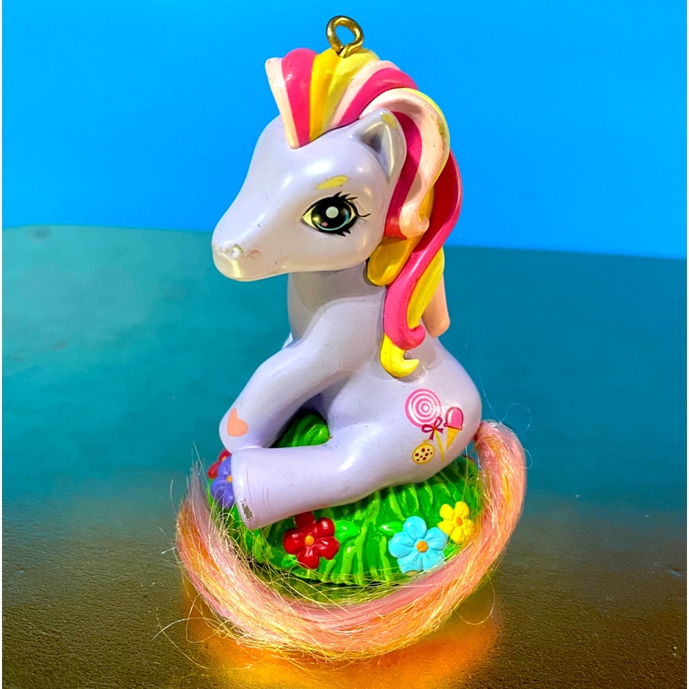 MY LITTLE PONY G3 VTG 2006 CHRISTMAS HAPPY HOLIDAY ORNAMENT TRIPLE TREAT PONY 3”
